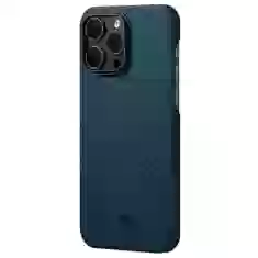 Чохол Pitaka MagEZ Case 3 Twill 1500D для iPhone 14 Pro Black Blue with MagSafe (KI1408P)
