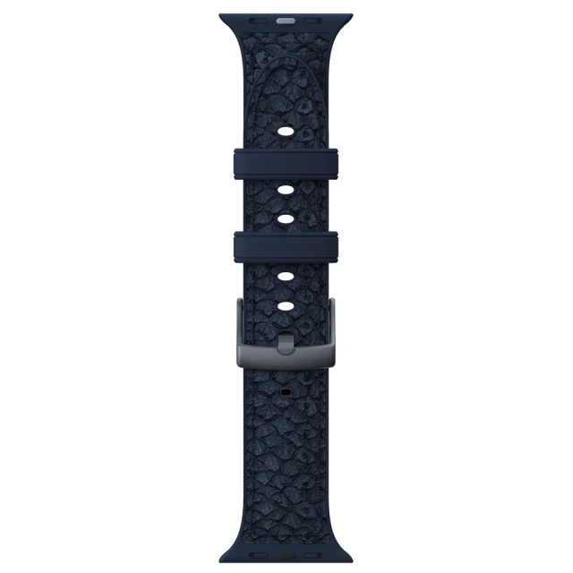 Ремешок Elements Njord Salmon Leather Strap для Apple Watch 49 | 45 | 44 | 42 mm Petrol (SL14121)