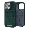 Чохол Elements Njord Salmon Leather Case для iPhone 14 Pro Green with MagSafe (NA43SL02)