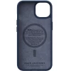 Чехол Elements Njord Salmon Leather Case для iPhone 14 Blue with MagSafe (NA41SL01)