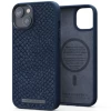 Чохол Elements Njord Salmon Leather Case для iPhone 14 Blue with MagSafe (NA41SL01)