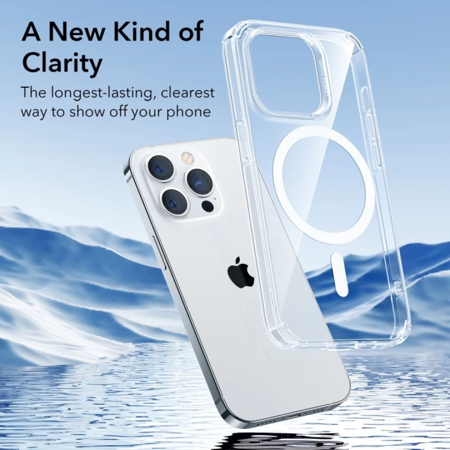 Чехол ESR Krystec Halolock для iPhone 14 Pro Clear with MagSafe (4894240174968)