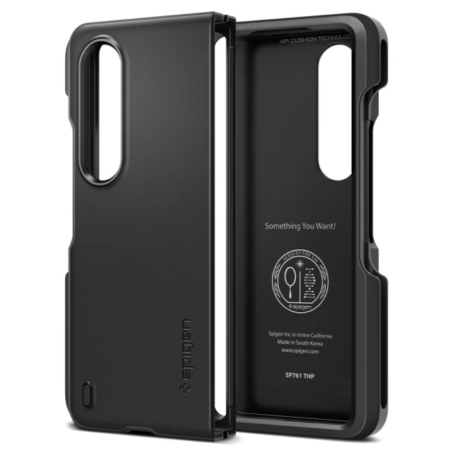 Чохол Spigen Thin Fit для Samsung Galaxy Fold4 (F936) Black (ACS05099)