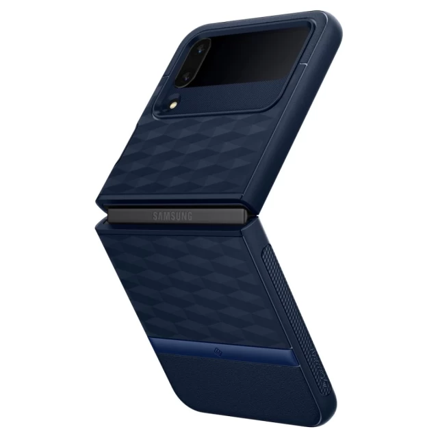 Чохол Spigen Caseology Parallax для Samsung Galaxy Flip4 (F721) Midnight Blue (ACS05117)