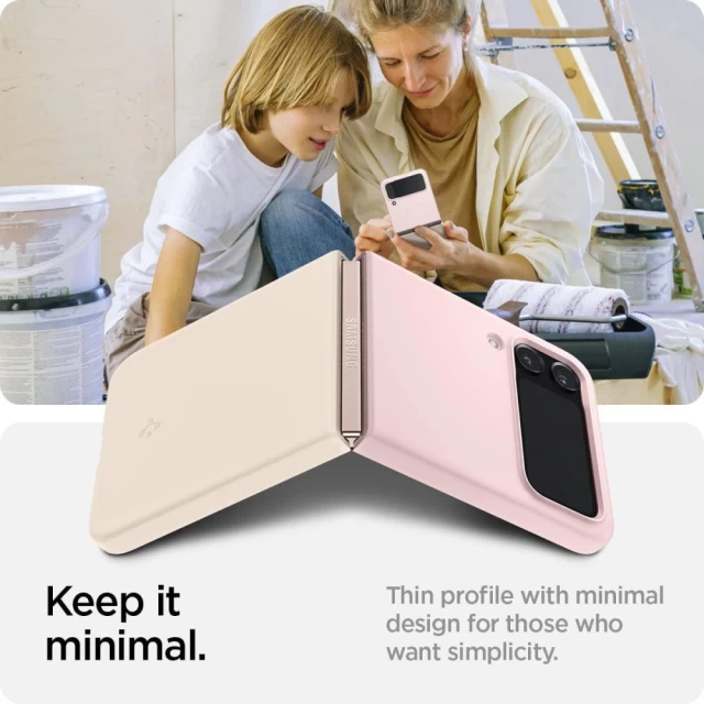 Чехол Spigen AirSkin для Samsung Galaxy Flip4 (F721) Cotton Pink (ACS05174)
