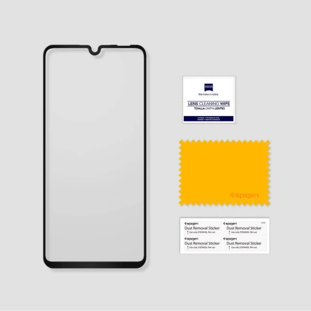 Защитное стекло Spigen Glass FC для Huawei P30 Lite Black (L39GL26019)