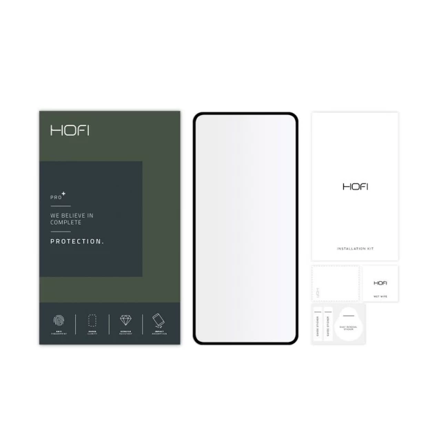 Защитное стекло Hofi Glass Pro+ для Xiaomi Poco X4 Pro 5G Black (9589046921414)