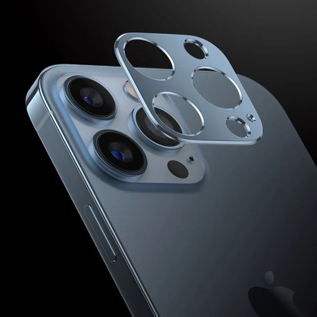 Защитное стекло Hofi для камеры iPhone 13 Pro | 13 Pro Max Alucam Pro+ Black (6216990213045)
