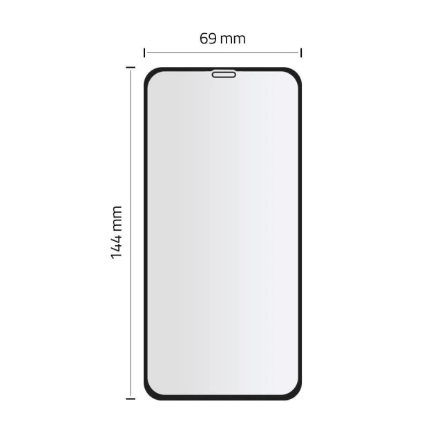 Защитное стекло Hofi Hybrid Glass для iPhone 11 Black (5906735414608)