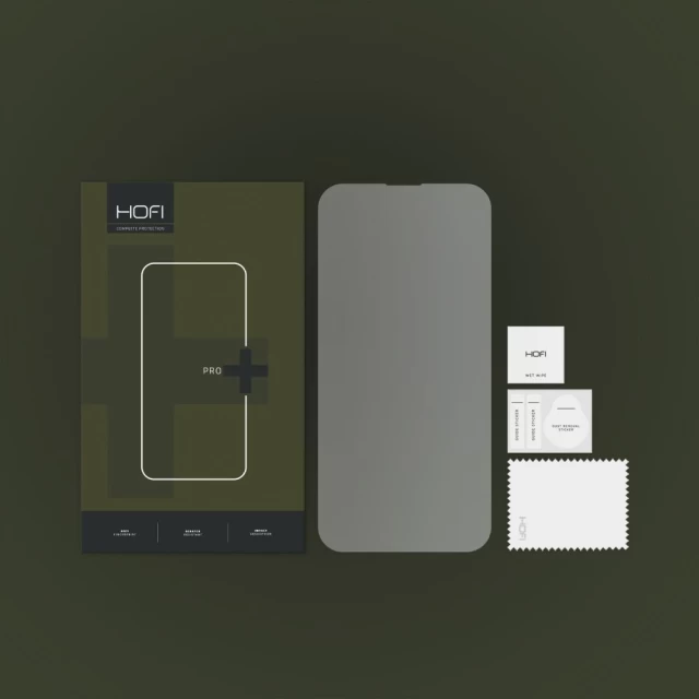 Защитное стекло Hofi Glass Pro+ для iPhone 14 Pro Max Clear (9589046924996)