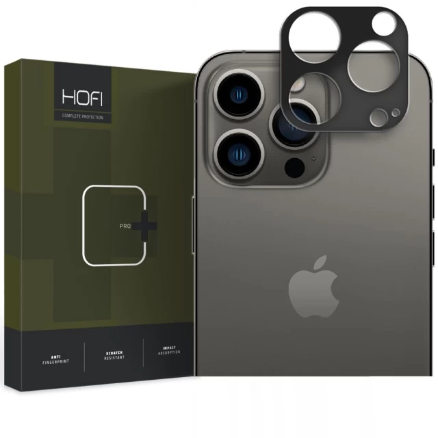 Защитное стекло Hofi для камеры iPhone 14 Pro | 14 Pro Max Alucam Pro+ Black (9589046924682)