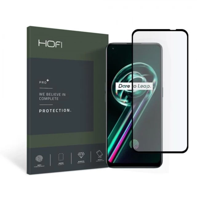 Защитное стекло Hofi Glass Pro+ для Realme 9 4G | 9 Pro Plus Black (9589046920554)