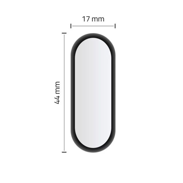 Захисне скло Hofi Hybrid Glass для Xiaomi Mi Smart Band 5 Black (0795787712368)