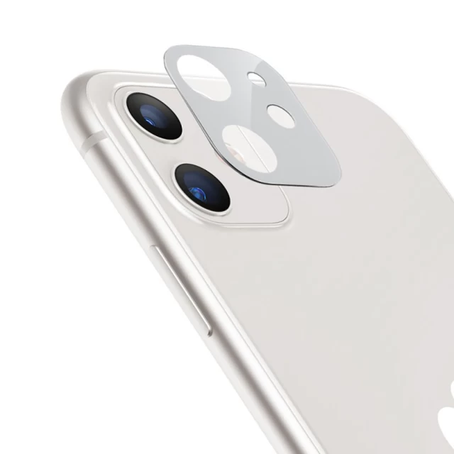 Защитное стекло Usams для камеры iPhone 11 Camera Lens Glass White (BH576JTT02)