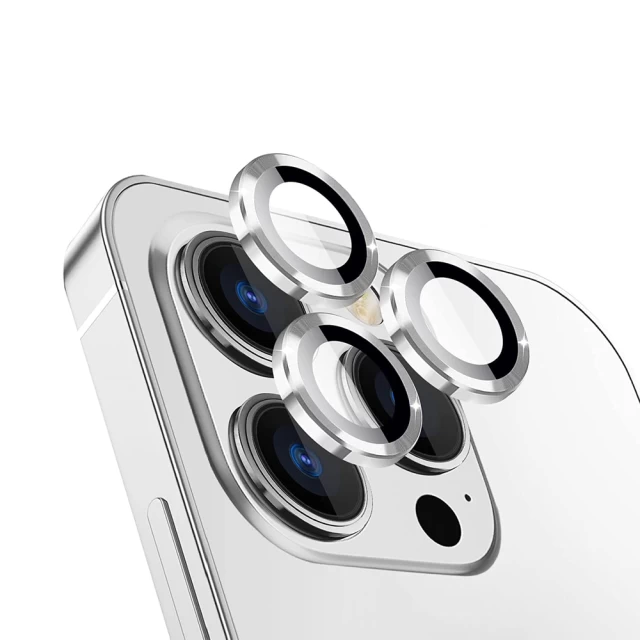 Защитное стекло Usams для камеры iPhone 11 Metal Camera Lens Glass Silver (BH572JTT02)