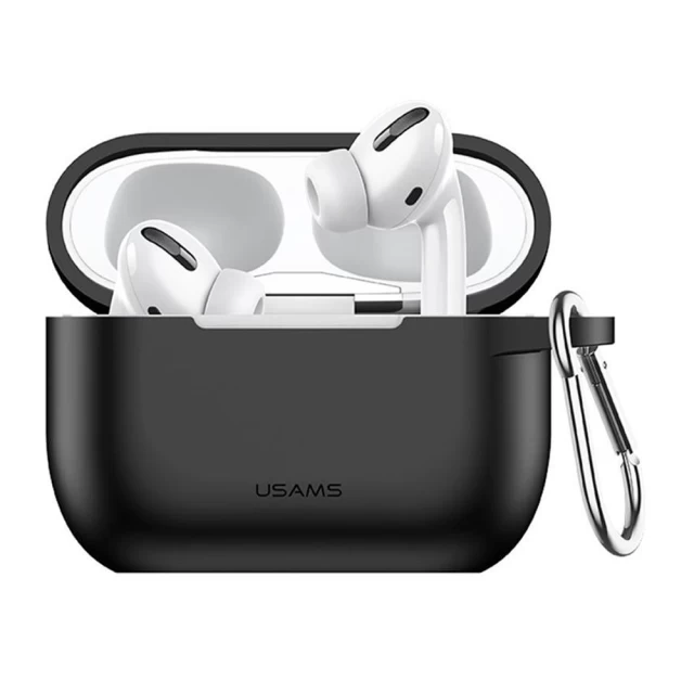 Чохол для навушників Usams Silicone Case для Apple AirPods Pro Black (BH568AP01)