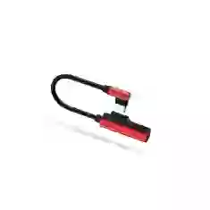 Адаптер Usams SJ248 AU04 USB-C to USB-C | Audio 3.5mm Red (SJ248TCO2)