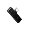 Адаптер Usams SJ386 AU12 2-in-1 USB-C to USB-C | Audio 3.5mm Black (SJ386TC01)