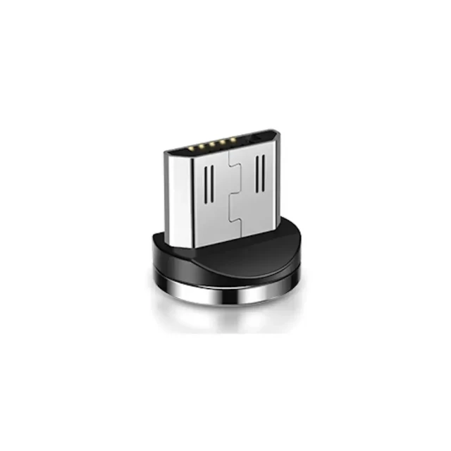 Конектор Usams SJ158 Magnetic microUSB Silver (SJ158USBTA)