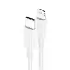 Кабель Usams SJ329 PD 60W FC USB-C to Lightning 1.2m White (SJ329USB01)