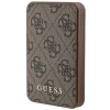 Портативний зарядний пристрій Guess 4G Leather Metal Logo 5000mAh 15W Brown (GUPB5LP4GEGW)