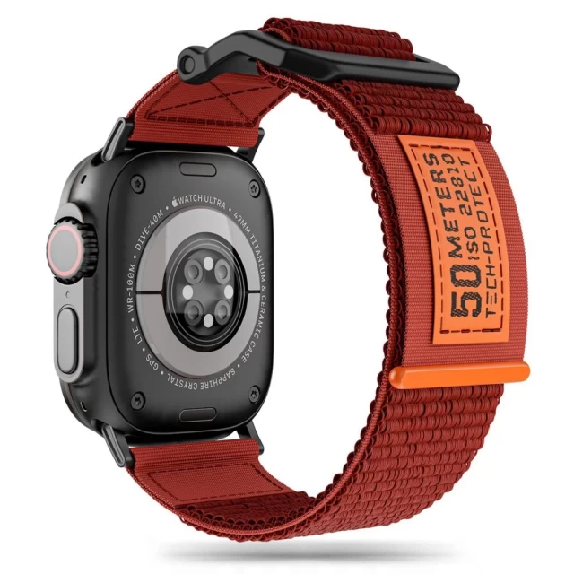 Ремінець Tech-Protect Scout для Apple Watch 49 | 45 | 44 | 42 mm Orange (9319456605259)