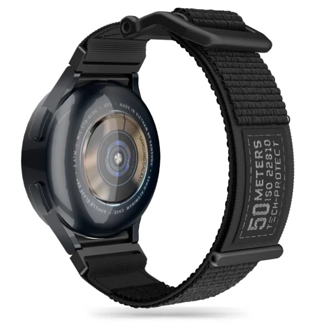 Ремешок Tech-Protect Scout для Samsung Galaxy Watch 4 | 5 | 5 Pro | 6 Black (9319456605495)