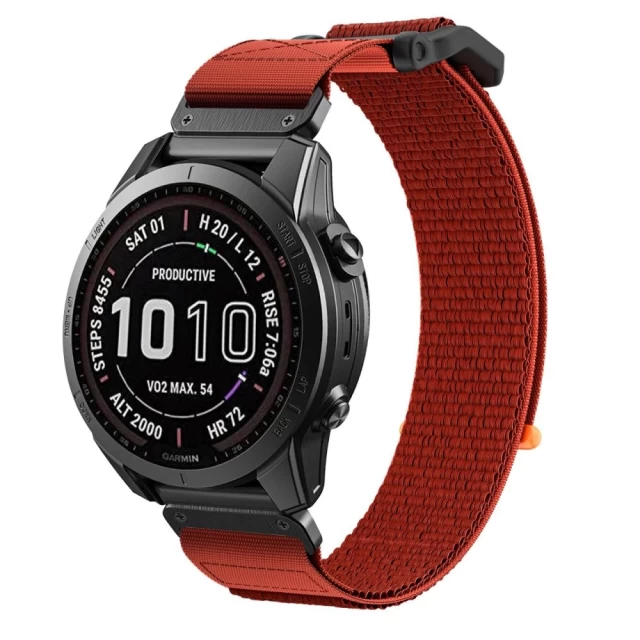 Ремінець Tech-Protect Scout для Garmin Fenix 3 | 5X | 3HR | 5X Plus | 6X | 6X Pro | 7X Orange (9319456605563)