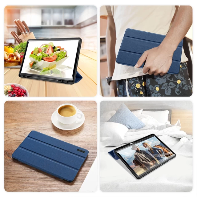 Чехол-книжка DUX DUCIS Domo для Samsung Galaxy Tab S9 FE Plus 12.4 (X610 | X616) Blue (6934913024942)