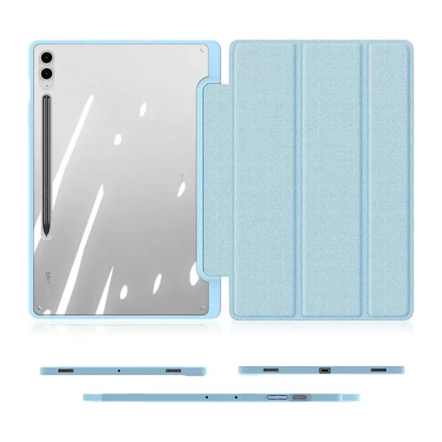 Чехол-книжка DUX DUCIS Toby Armored Flip для Samsung Galaxy Tab S9 FE 10.9 (X510 | X516) Blue (6934913024973)