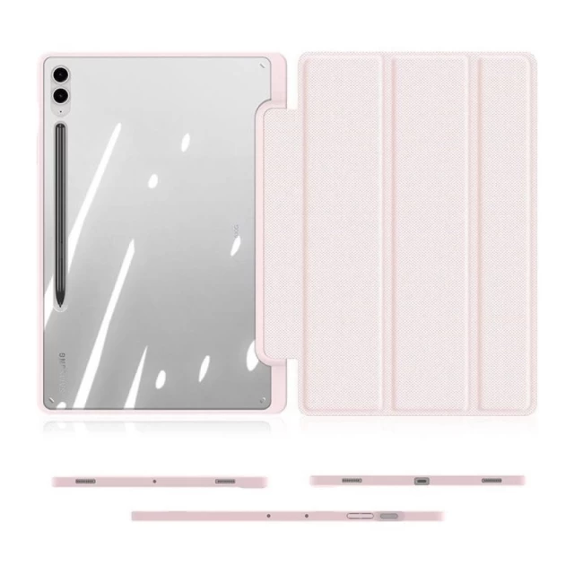 Чохол-книжка DUX DUCIS Toby Armored Flip для Samsung Galaxy Tab S9 FE 10.9 (X510 | X516) Pink (6934913024980)