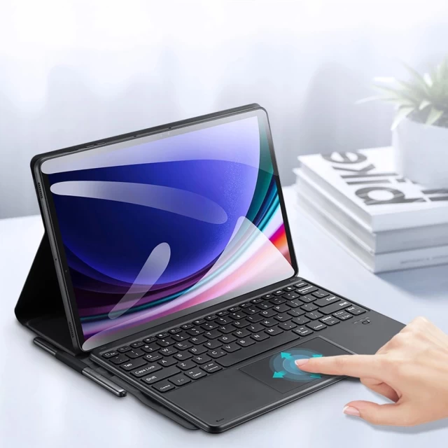 Чехол-клавиатура DUX DUCIS TK Series Bluetooth Keyboard Case для Samsung Galaxy Tab S9 Plus (X810 | X816) Black (6934913022375)