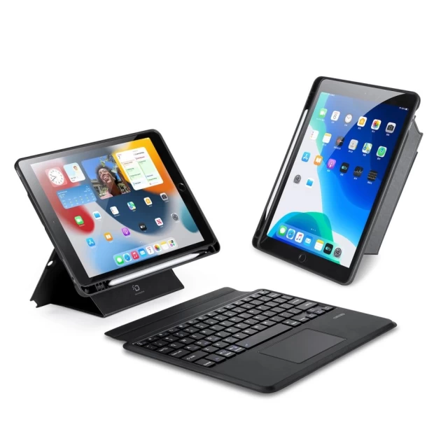 Чохол-клавіатура DUX DUCIS DK Series Bluetooth Keyboard Case для iPad 9/8/7 10.2 2021/2020/2019 | iPad Air 3 10.5 2019 | iPad Pro 10.5 2017 Black (693