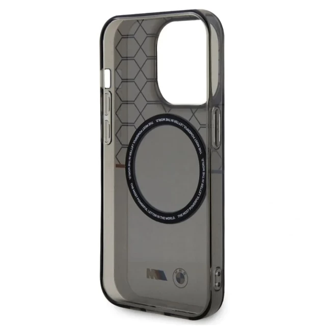 Чохол BMW Pattern для iPhone 13 Pro Grey with MagSafe (BMW000759-0)