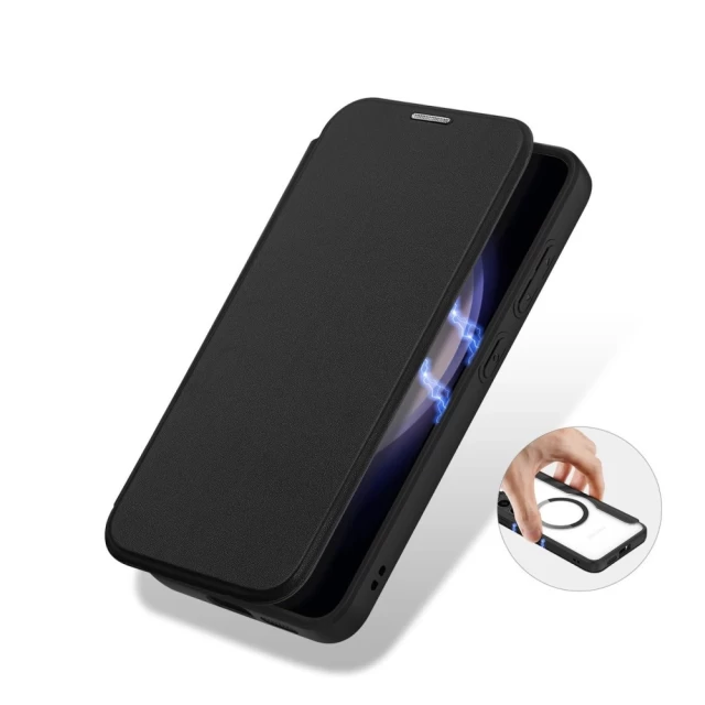 Чохол-книжка DUX DUCIS Skin X Pro для Samsung Galaxy S24 Plus (S926) Black with MagSafe (6934913021651)