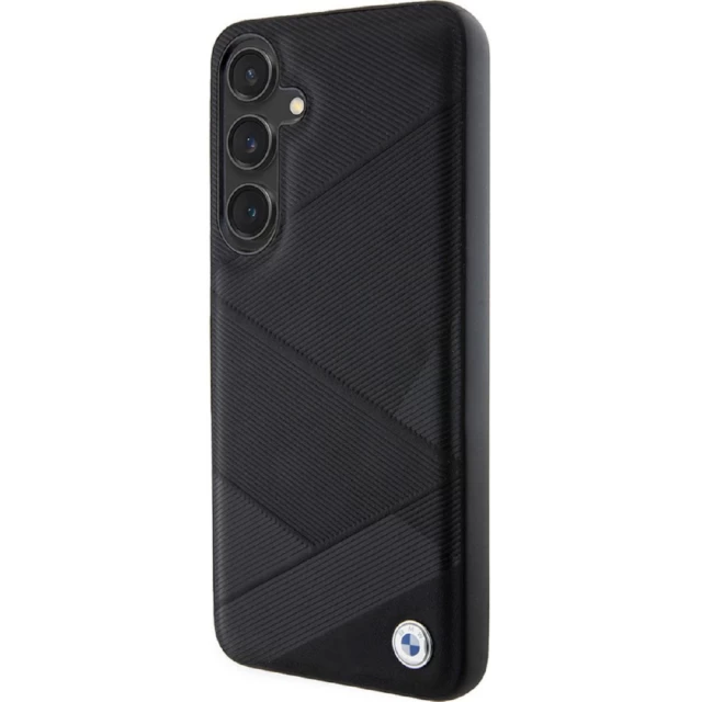 Чохол BMW Signature Leather Crossing Lines Pattern для Samsung Galaxy S24 (S921) Black (BMHCS24S23RCGPK)