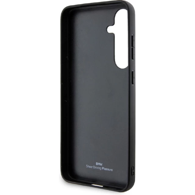 Чохол BMW Signature Leather Crossing Lines Pattern для Samsung Galaxy S24 (S921) Black (BMHCS24S23RCGPK)