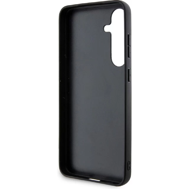 Чохол BMW Signature Leather Half Textured & Circle для Samsung Galaxy S24 (S921) Black with MagSafe (BMHMS24S23RTPK)