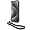 Чехол BMW Signature Leather Wordmark Cord для iPhone 15 | 14 | 13 Black (BMW000778-0)