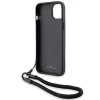 Чохол BMW Signature Leather Wordmark Cord для iPhone 15 | 14 | 13 Black (BMW000778-0)