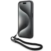 Чехол BMW Signature Leather Wordmark Cord для iPhone 15 Pro Black (BMW000780-0)