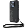 Чохол BMW Signature Leather Wordmark Cord для iPhone 15 Pro Max Black (BMW000781-0)