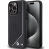 Чохол BMW Perforated Twisted Line для iPhone 15 Pro Max Black with MagSafe (BMW000788-0)