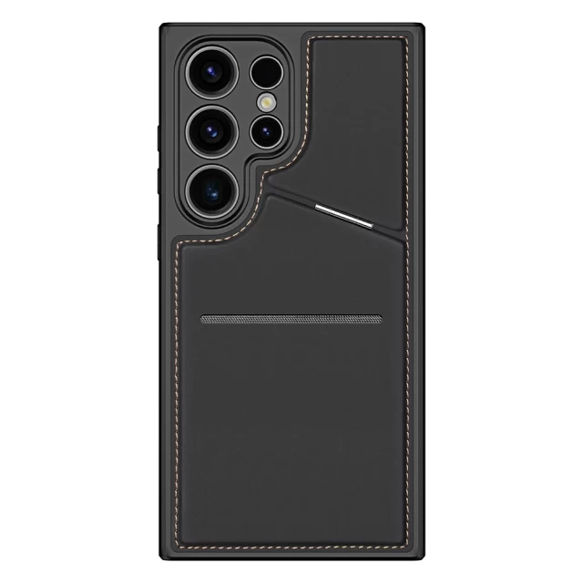 Чохол DUX DUCIS Rafi Mag RFID Blocking для Samsung Galaxy S24 Ultra (S928) Black with MagSafe (6934913021897)