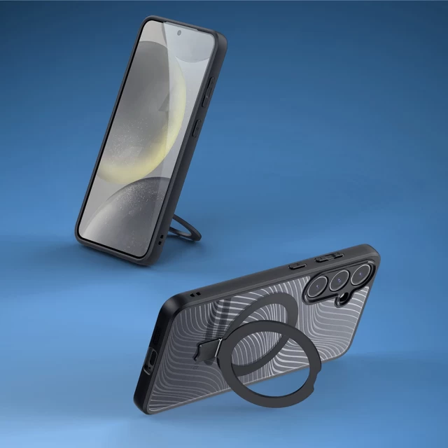 Чехол DUX DUCIS Aimo Mag для Samsung Galaxy S24 Plus (S926) Black with MagSafe (6934913020876)