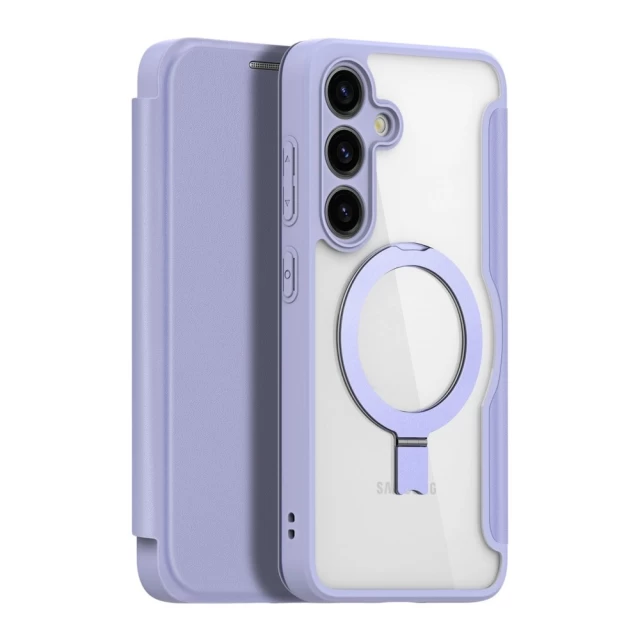 Чехол-книжка DUX DUCIS Skin X Pro для Samsung Galaxy S24 Plus (S926) Purple with MagSafe (6934913020678)