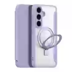 Чехол-книжка DUX DUCIS Skin X Pro для Samsung Galaxy S24 Plus (S926) Purple with MagSafe (6934913020678)