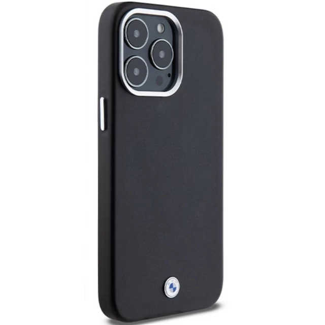 Чехол BMW Signature Wrapped Metal для iPhone 15 Pro Max Black with MagSafe (BMW000803-0)
