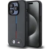 Чохол BMW M Quilted Tricolor для iPhone 15 Pro Grey with MagSafe (BMW000816-0)