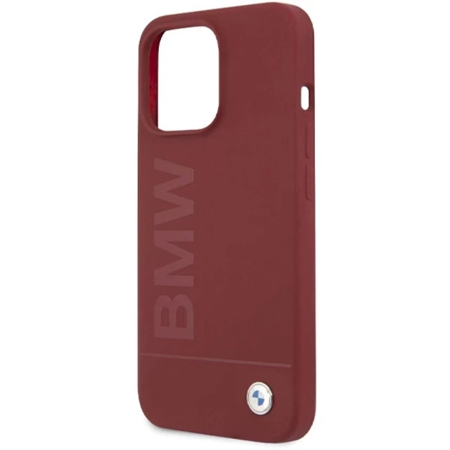 Чохол BMW Silicone Big Logo для iPhone 15 Pro Max Red with MagSafe (BMW000815-0)